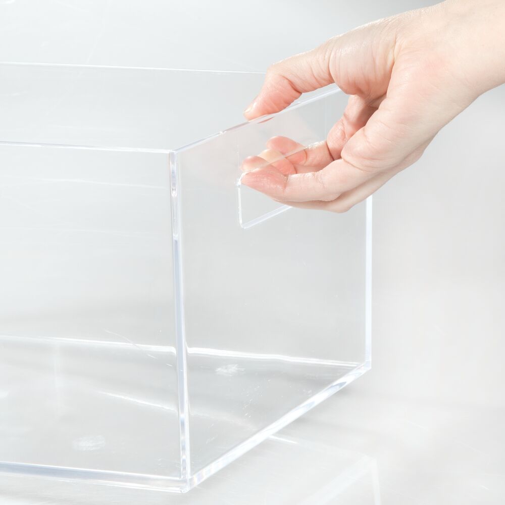 Clarity Vanity Bin - Large Clear - Image 6