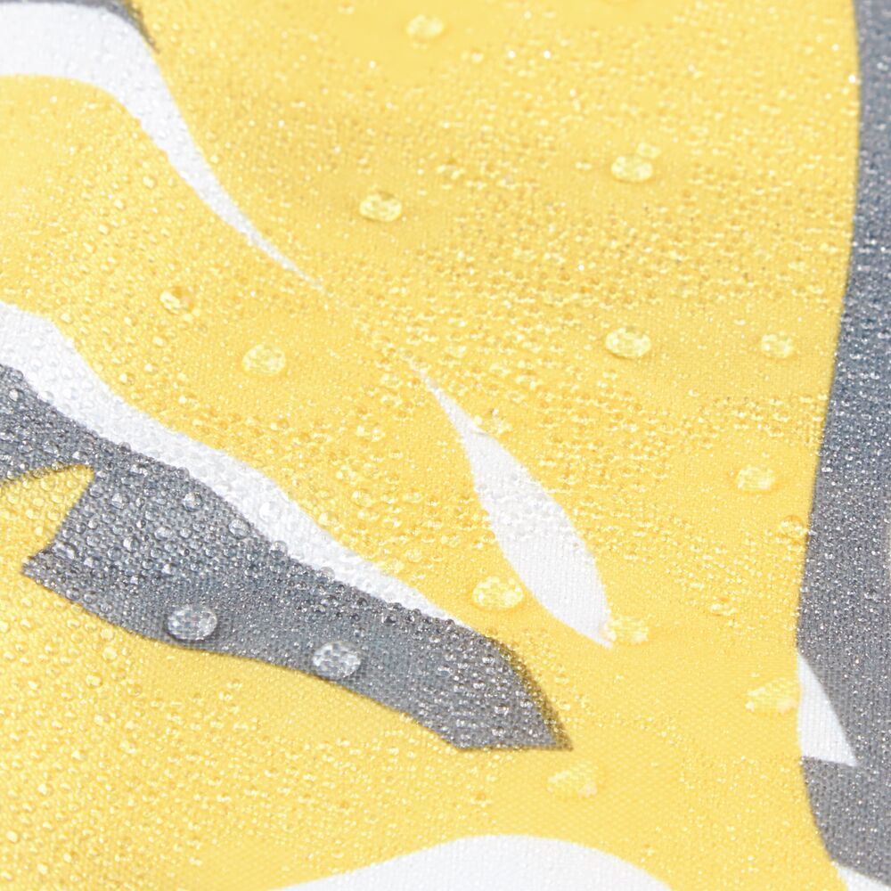 Leaves Shower Curtain Yellow/Gray - Image 4