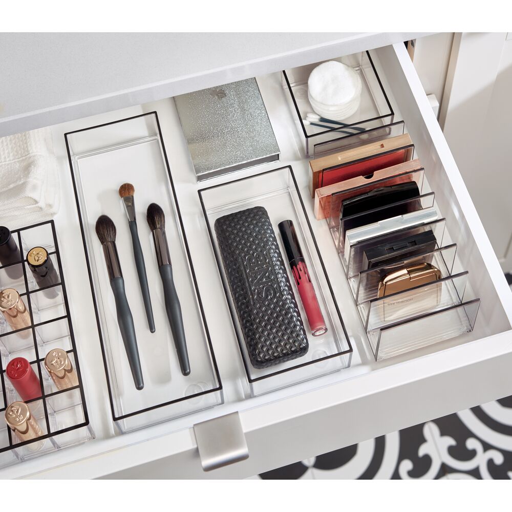 RPET Onyx Stack & Slide Organizers (Set of 3) Clear - Image 6