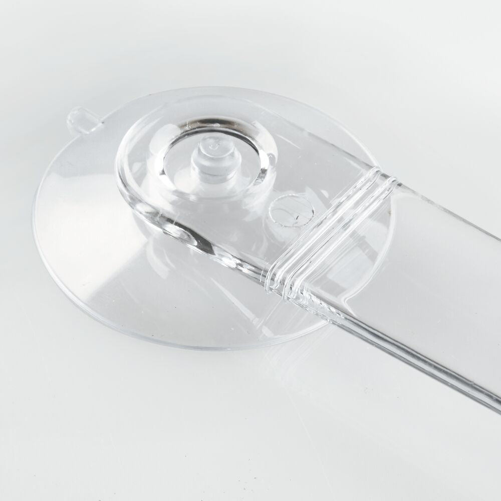 iDesign Shower Suction Squeegee 12 in Clear - Image 4
