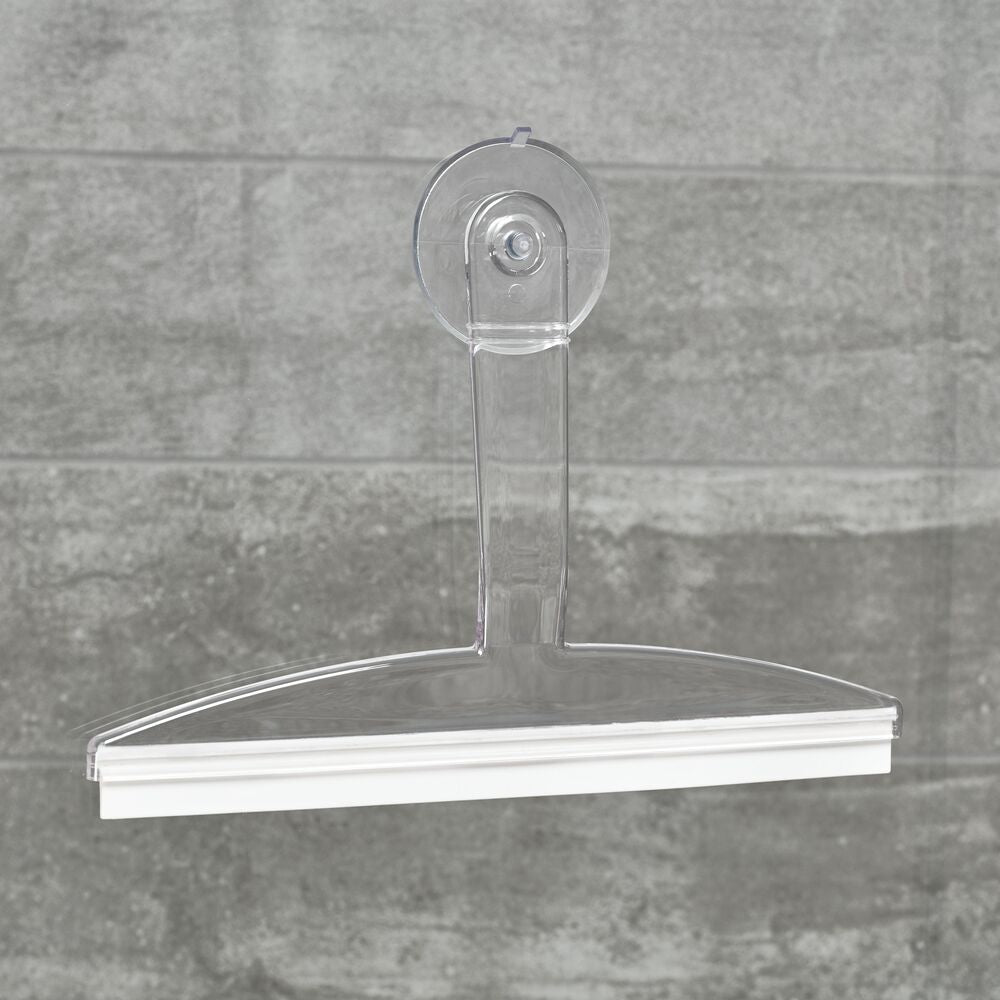iDesign Shower Suction Squeegee 12 in Clear - Image 3