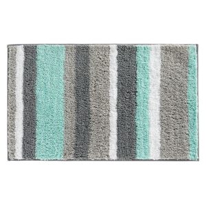 Stripz Rug 34 x 21 Mint/Gray