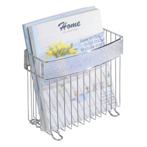 Rain Magazine Holder Clear/Chrome