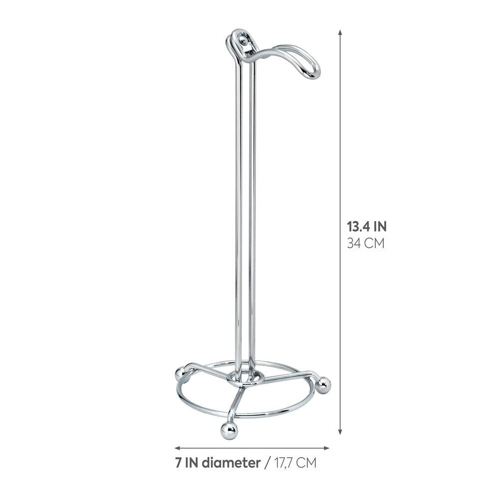 iDesign Classico Swivel Arm Paper Towel Holder Stand in Chrome - Image 5