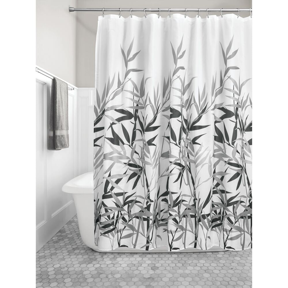 iDesign Anzu Shower Curtain in Gray - Image 3