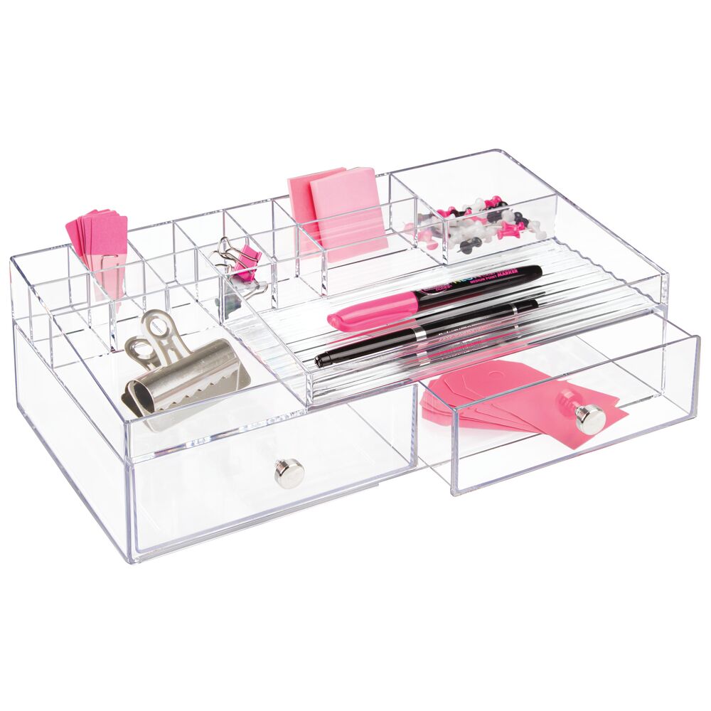 Drawers Cosmetic Organizer - 2 Drawer Clear - Image 6