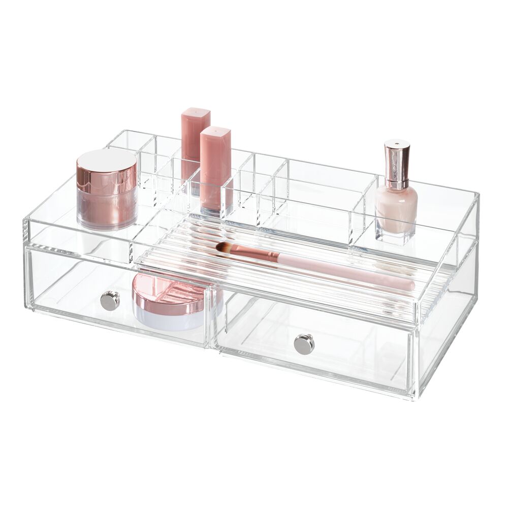 Drawers Cosmetic Organizer - 2 Drawer Clear - Image 5
