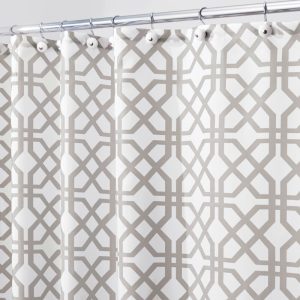 Trellis Shower Curtain Stone