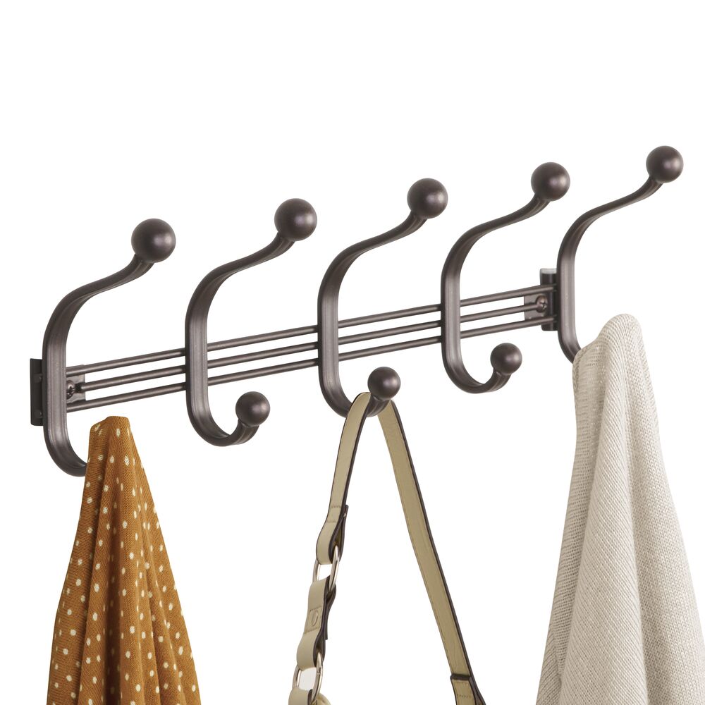 York Lyra Wall Mount or Over Door Rack 5 Bronze - Image 2