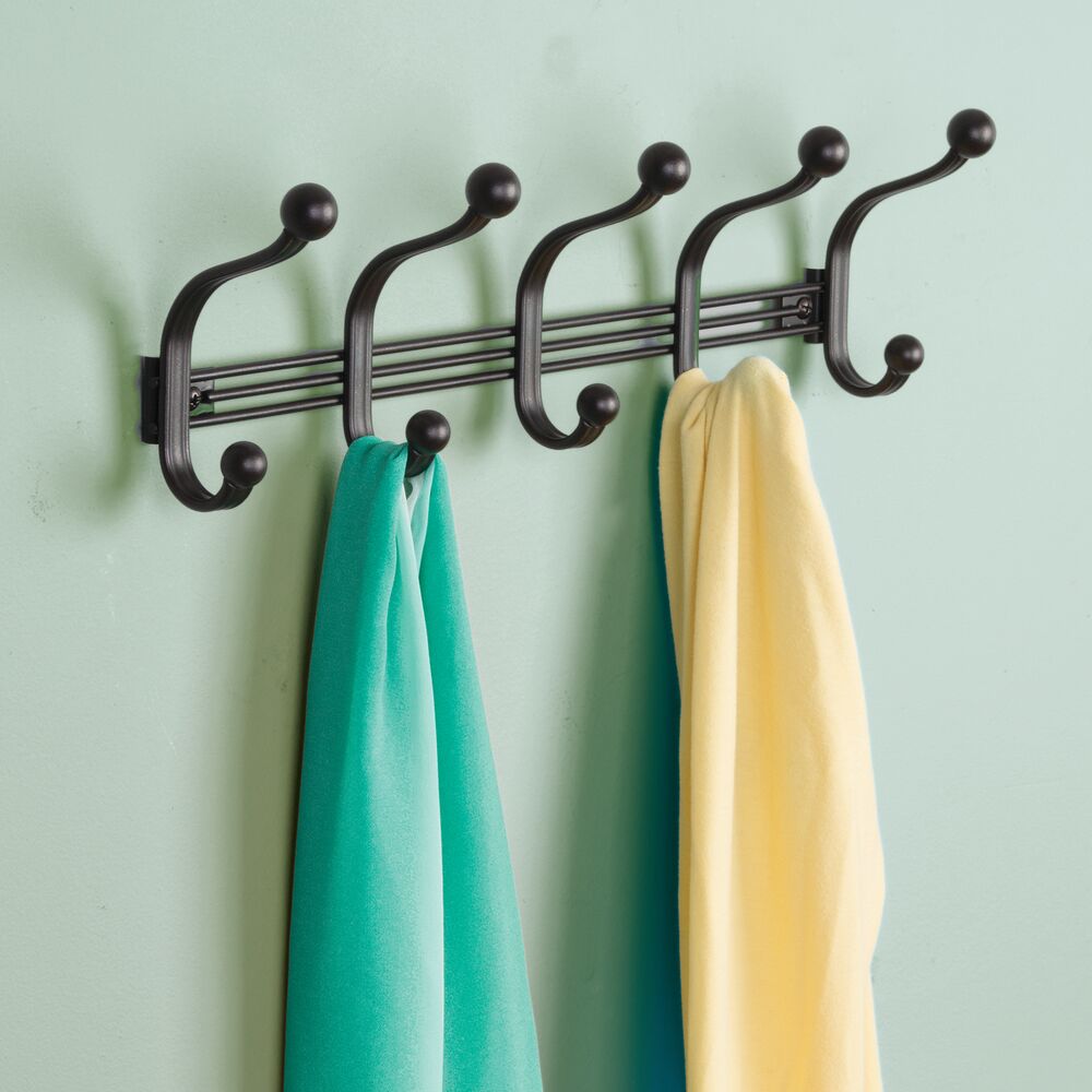 York Lyra Wall Mount or Over Door Rack 5 Bronze - Image 3