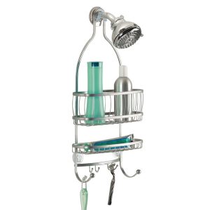 York Lyra Shower Caddy Silver