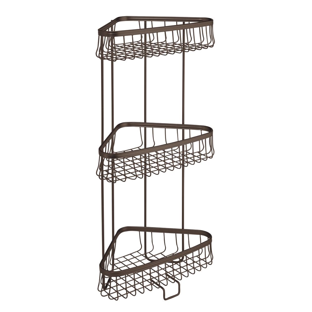 York Lyra 3 Tier Shower Shelf Bronze - Image 5