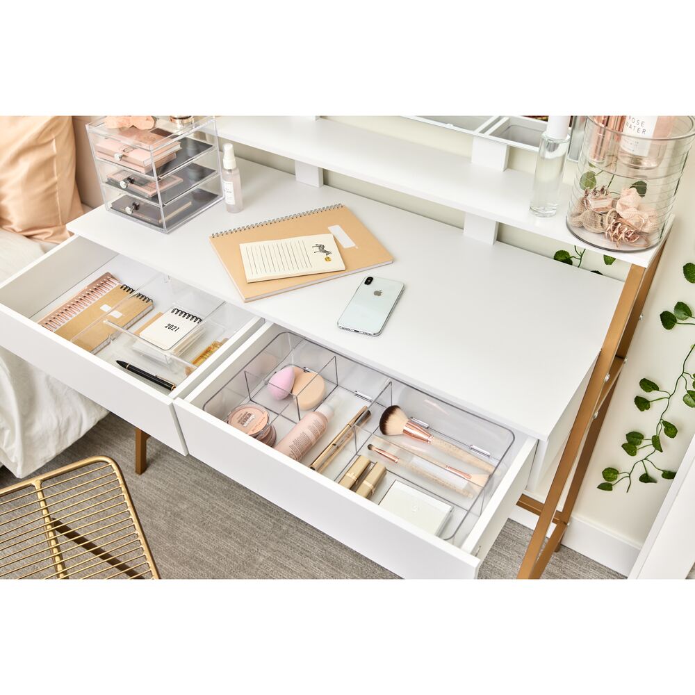 RPET Clarity Interlocking Divider Drawer Organizer 8 x 16 x 3 - Image 5