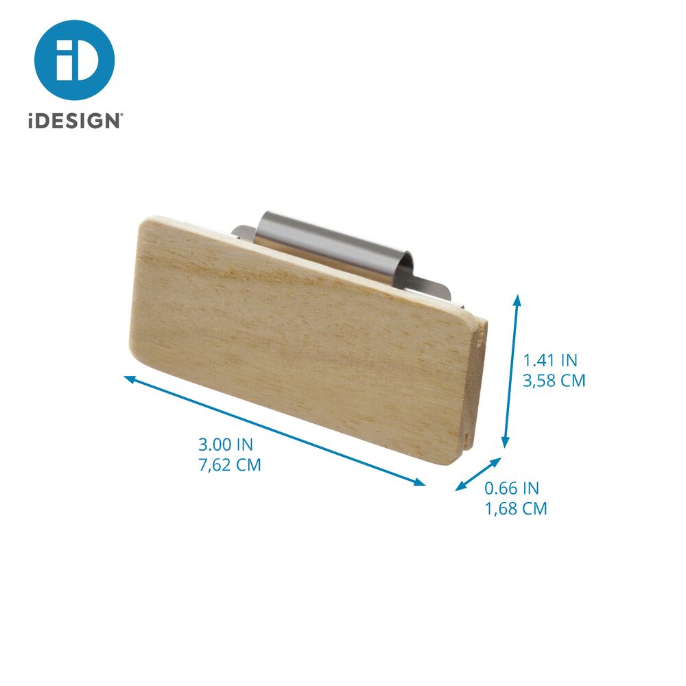 Bin Clip (3 pack) Wood Natural - Image 10