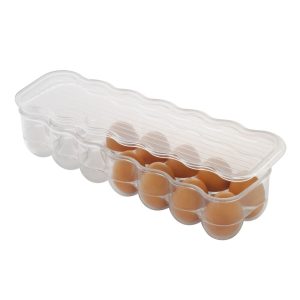 iDesign Fridge Binz Egg Holder in Clear