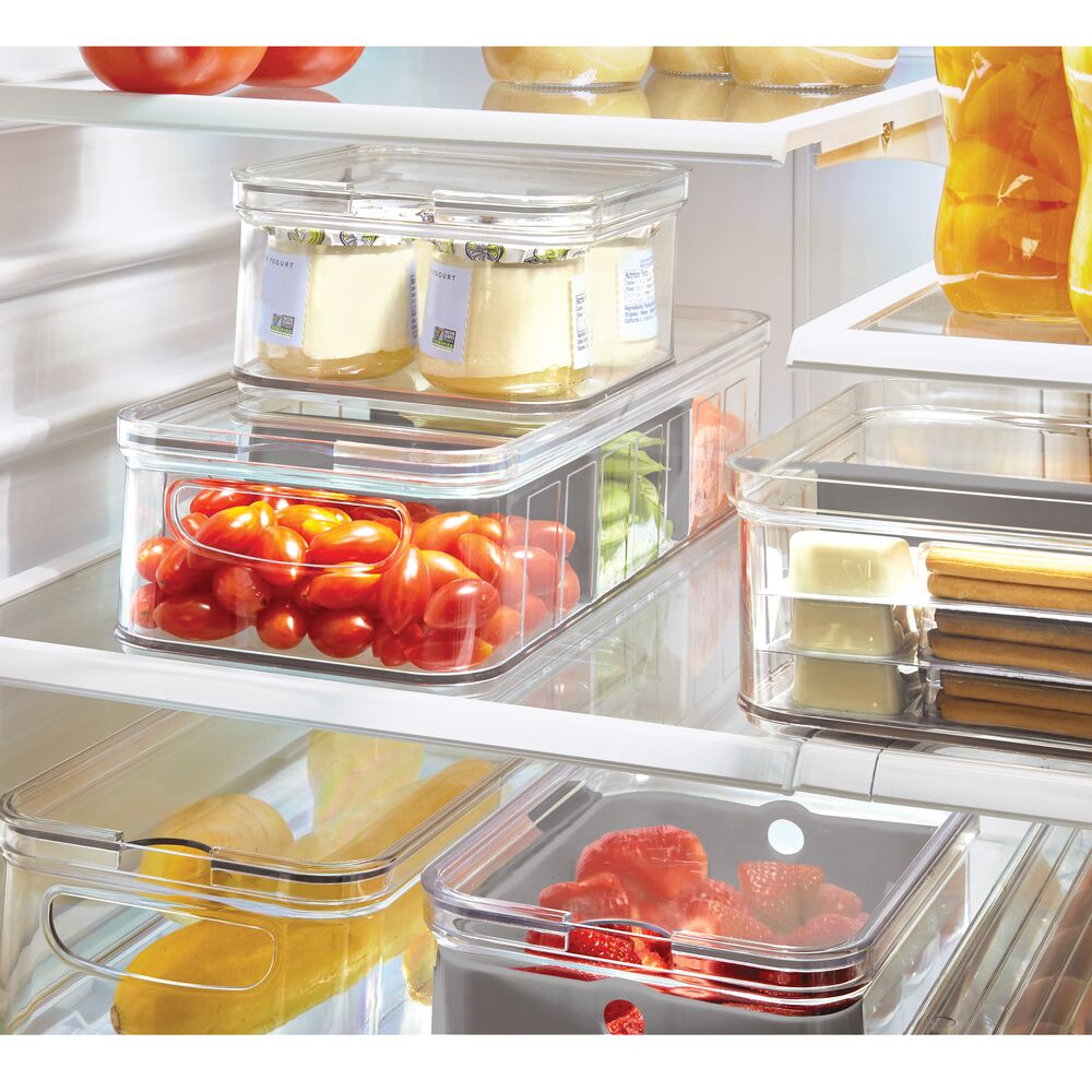 iDesign Crisp Bin 6 X 12 made with 100% Recycled Clear Plastic - Image 4