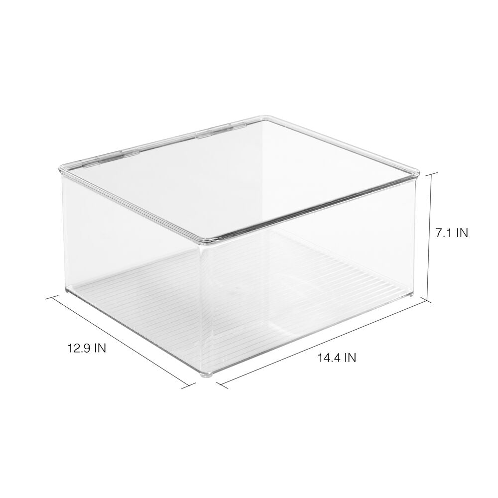 RPET Closet Clothing Box- Large Clear - Image 5
