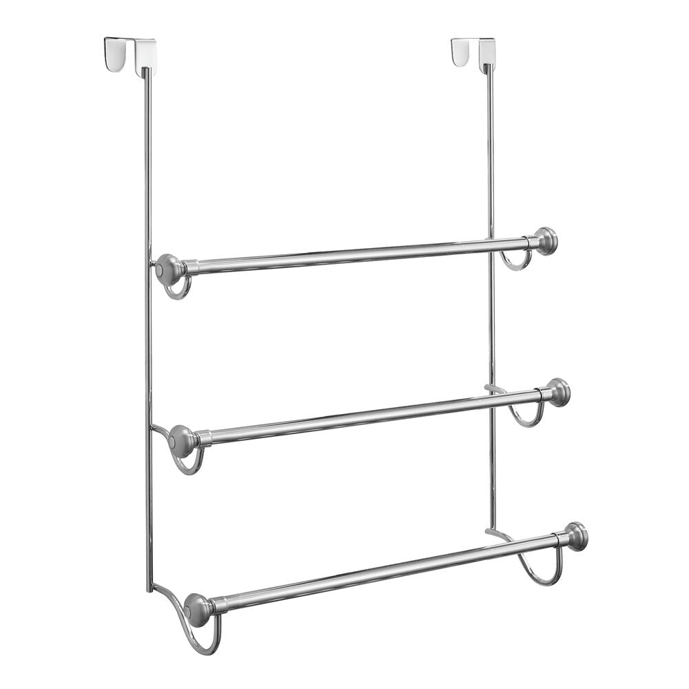 York Metal Over Shower Door Towel Rack 3 Split Finish - Image 3