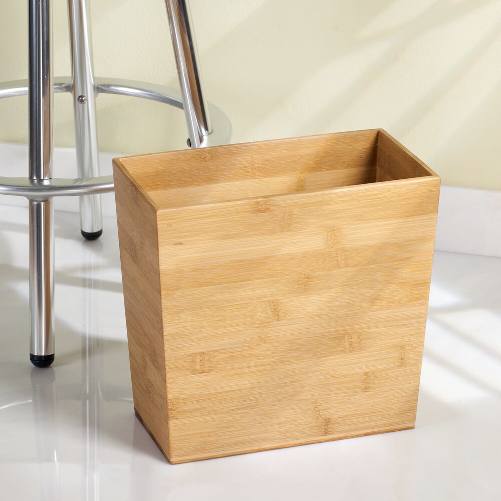 iDesign Formbu Rectangular Waste Can in Natural - Image 5