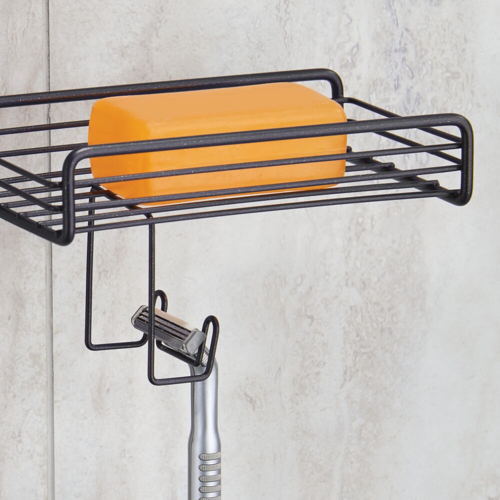 Verona Hose Shower Caddy Matte Black - Image 3