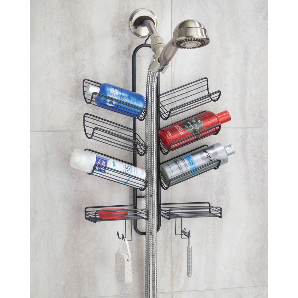 Verona Hose Shower Caddy Matte Black - Image 2