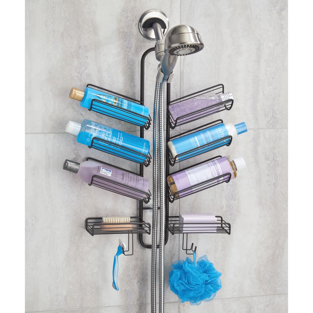 Verona Hose Shower Caddy Matte Black - Image 5
