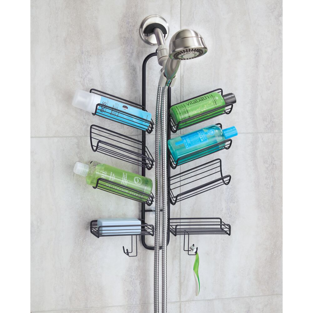 Verona Hose Shower Caddy Matte Black - Image 6