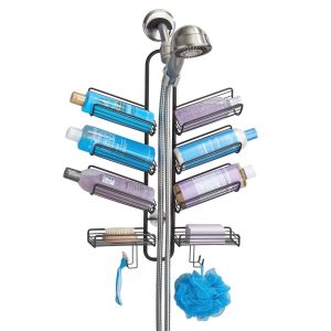 Verona Hose Shower Caddy Matte Black