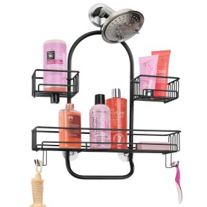 KD- Classico Shower Caddy Wide Black