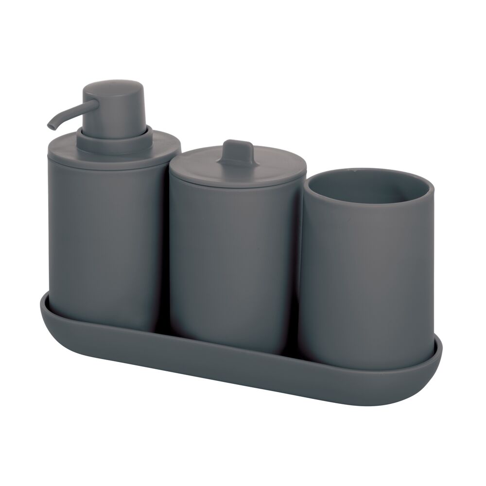 Cade Bath Accessories (Set of 4) Charcoal - Image 6