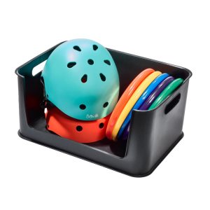 Large Open Front Garage Bin 16.9 W x 11.9 D x 8 H (Stackable) Matte