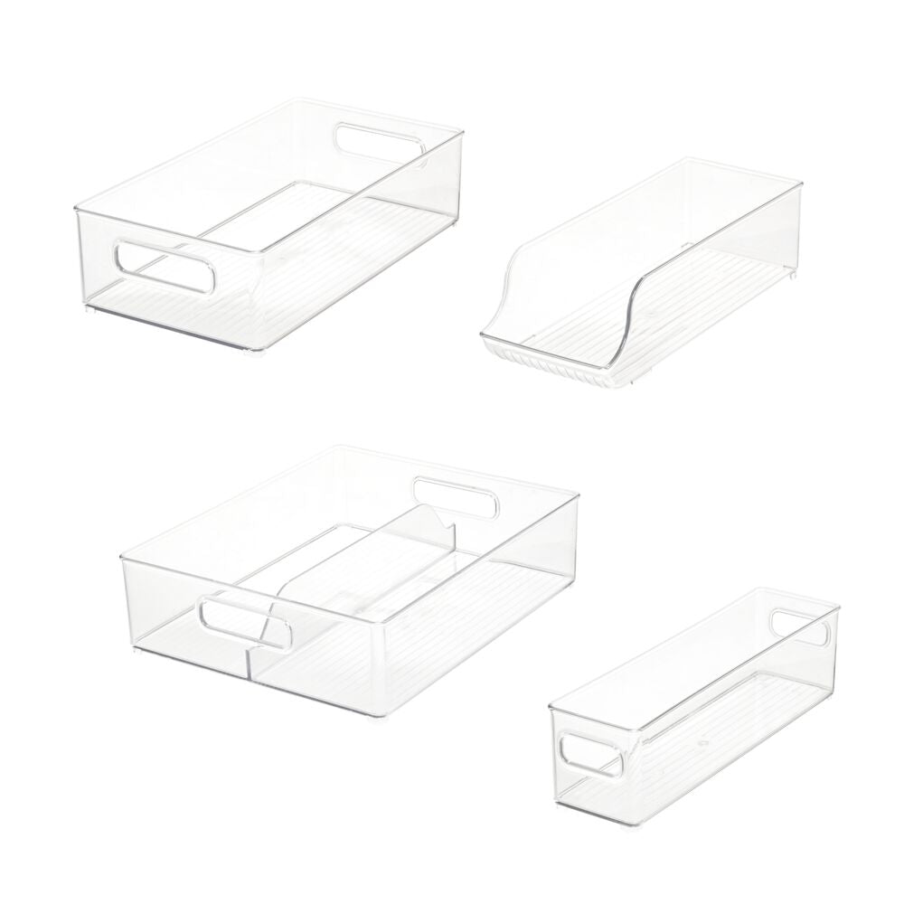 RPET Fridge/Freeze Bins (Set of 4) Clear - Image 5