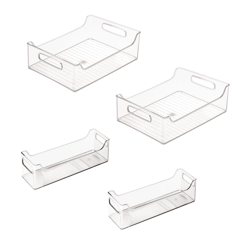 RPET Fridge/Freeze Bins (Set of 4) Clear - Image 5