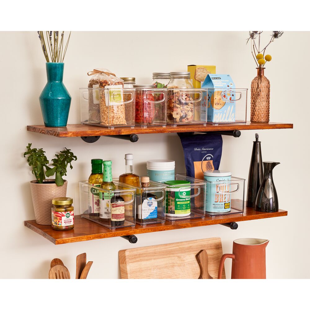 iDesign Linus 8-Piece Stackable Kitchen Organizer Bin Set - Image 4