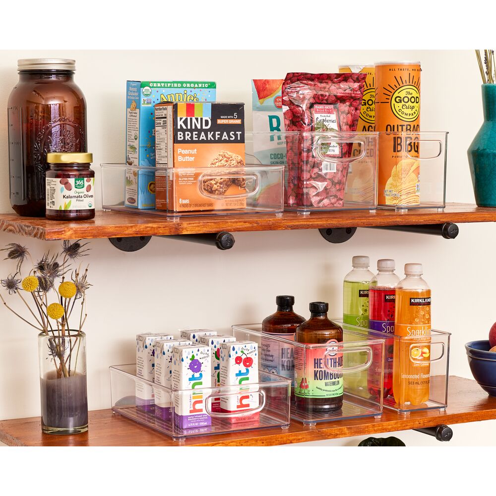 iDesign Linus 6-Piece Stackable Kitchen Organizer Bin Set - Image 4