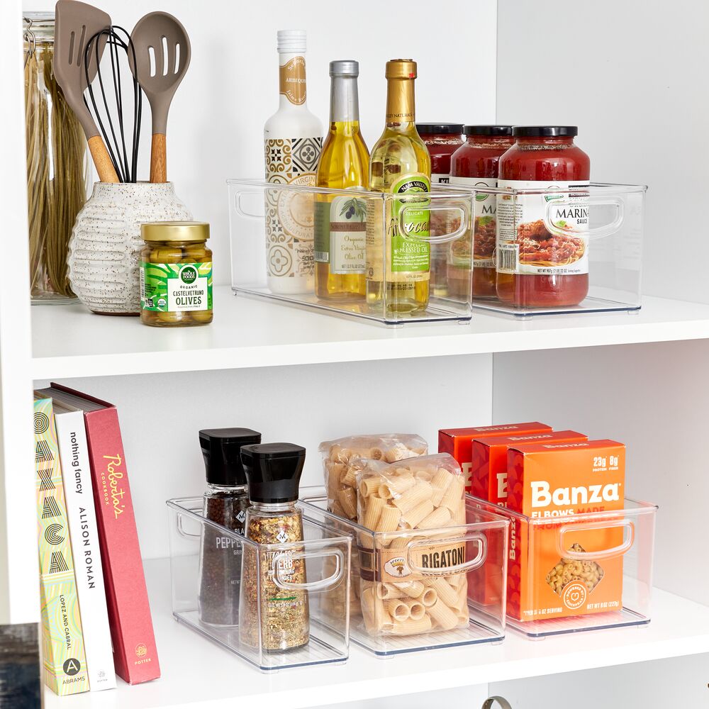 iDesign Linus 5-Piece Stackable Kitchen Organizer Bin Set - Image 2