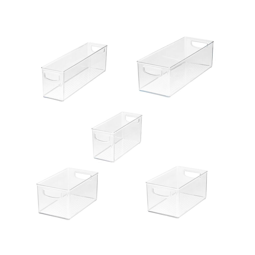 iDesign Linus 5-Piece Stackable Kitchen Organizer Bin Set - Image 5