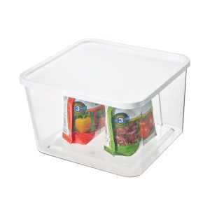Wallspace Bin + Bracket w/ Lid 12 x 12 x 8