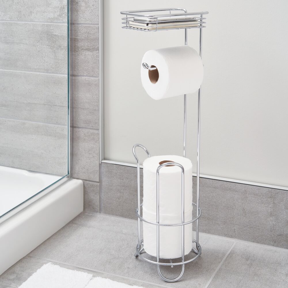 Classico Roll Stand Plus w/Shelf Chrome - Image 4