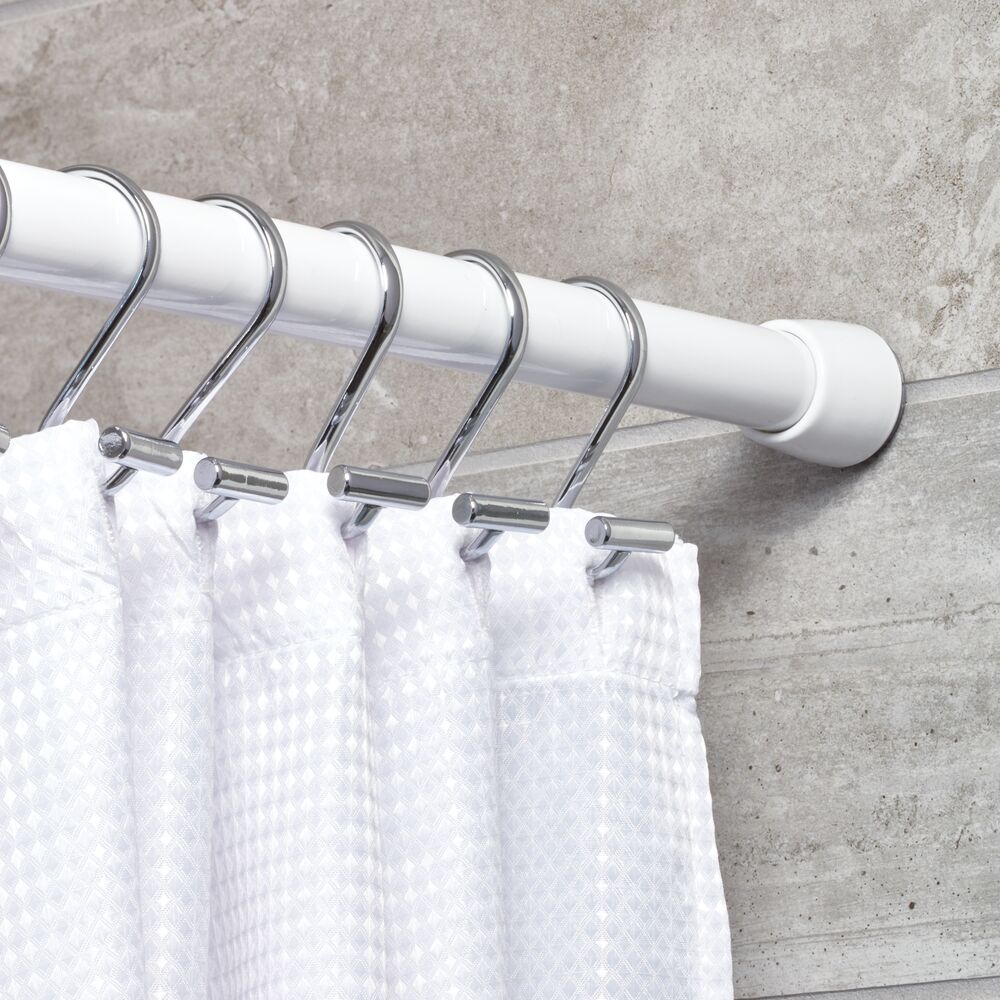 T-Bar Shower Hooks Set of 12 Chrome - Image 2