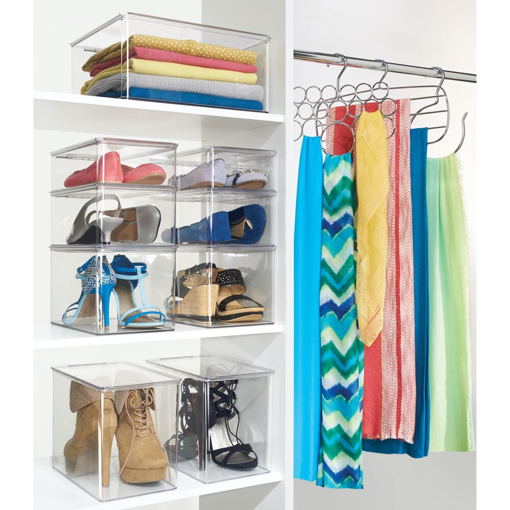 iDesign Closet Clothing Box in Clear - Image 2