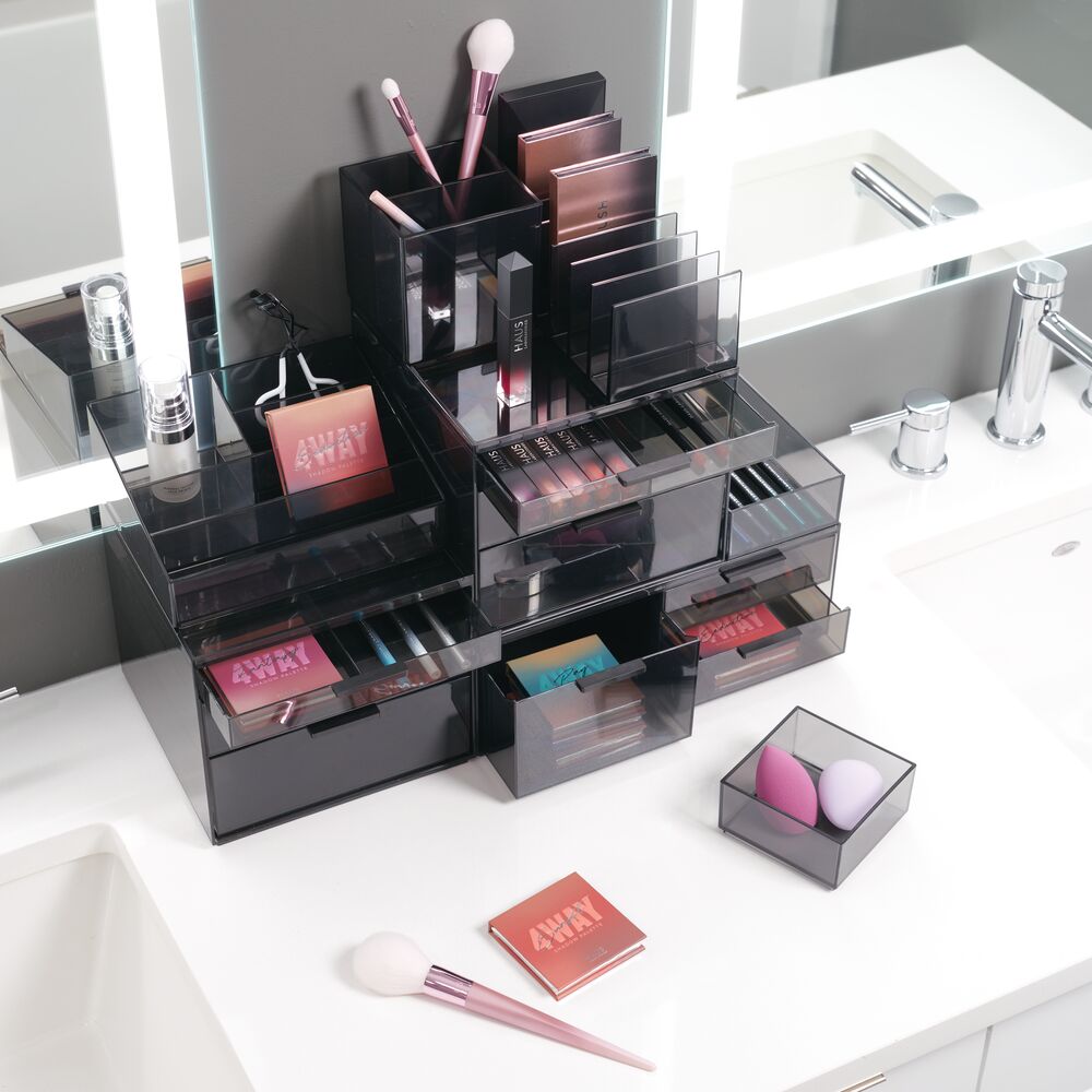 Tall Plastic Cosmetic 3-Drawer Organizer - Image 5