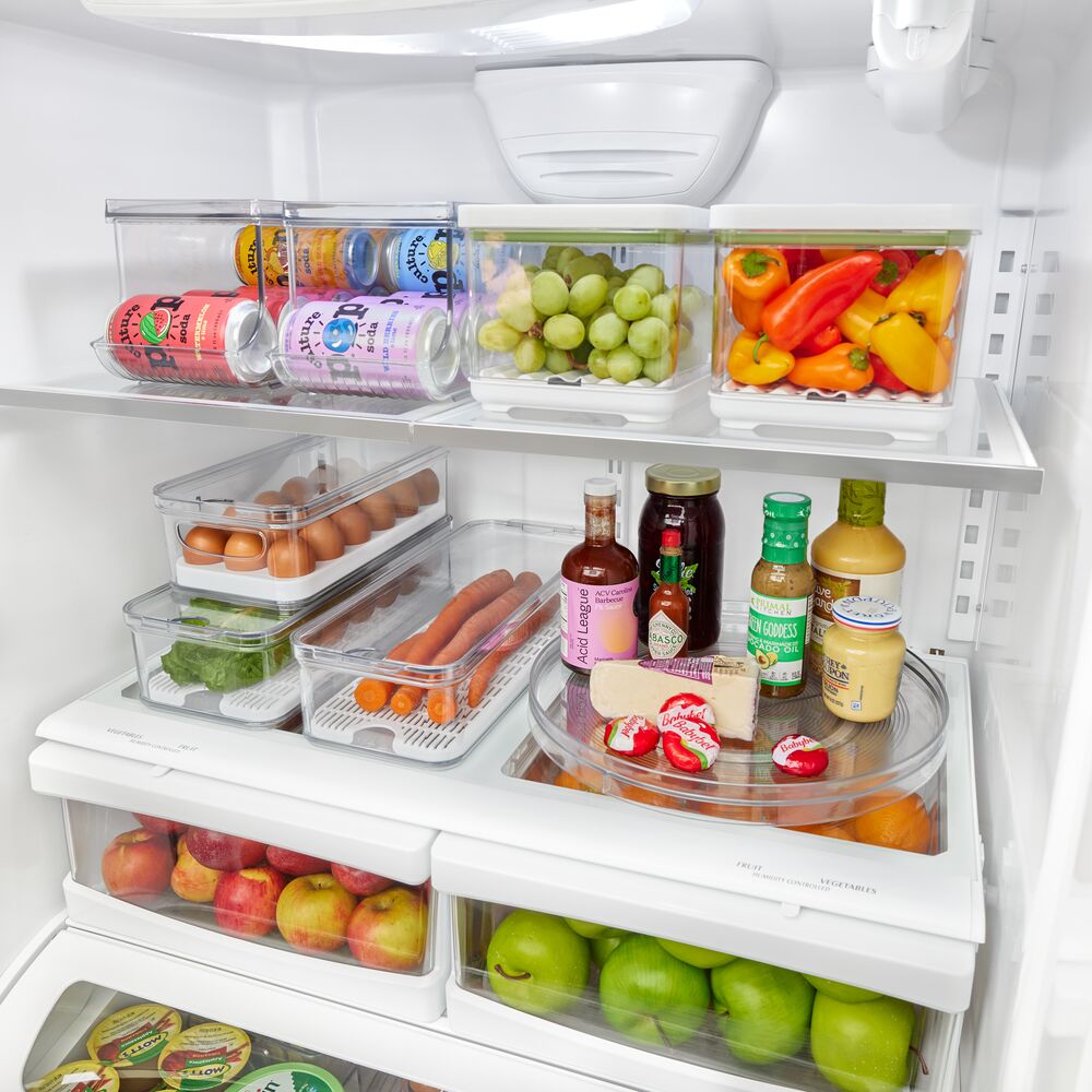 iDesign iDFresh BPA-Free Recycled Plastic Produce Storage Bin. Small - Image 4