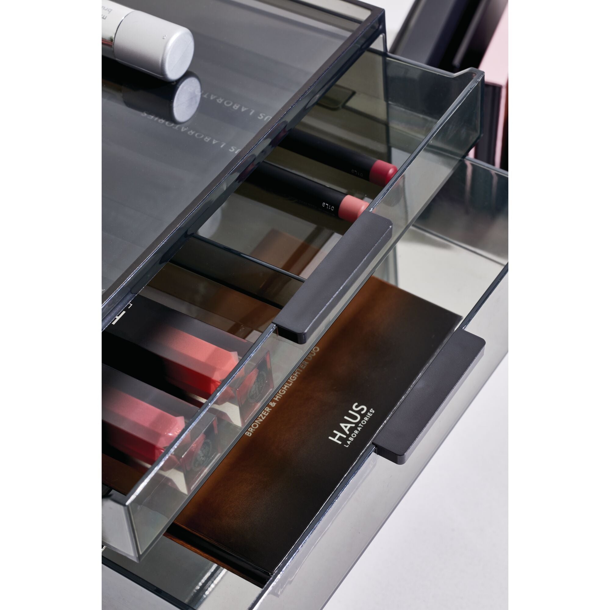 3-Drawer Cosmetic Organizer. Smoke - Image 7