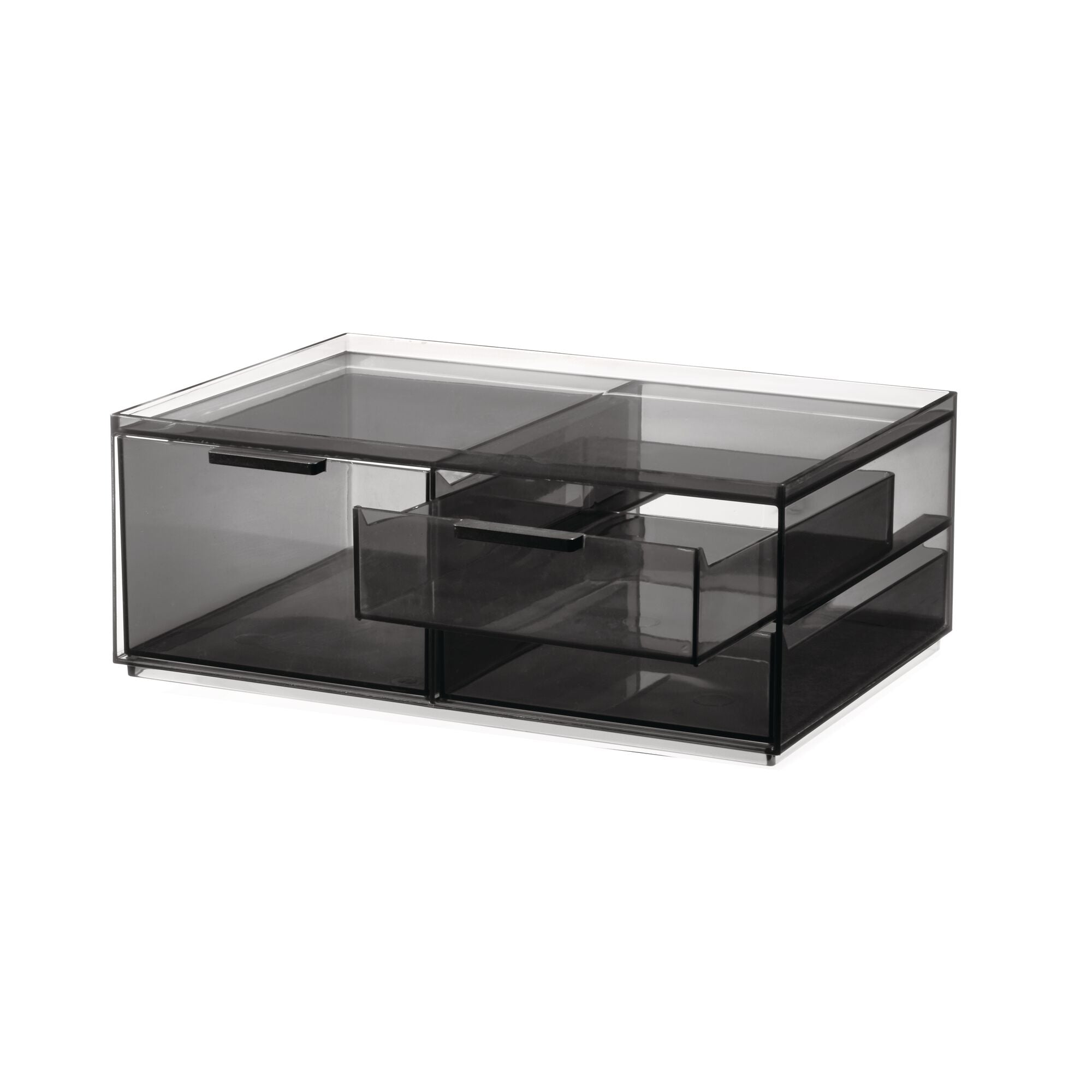 3-Drawer Cosmetic Organizer. Smoke - Image 2