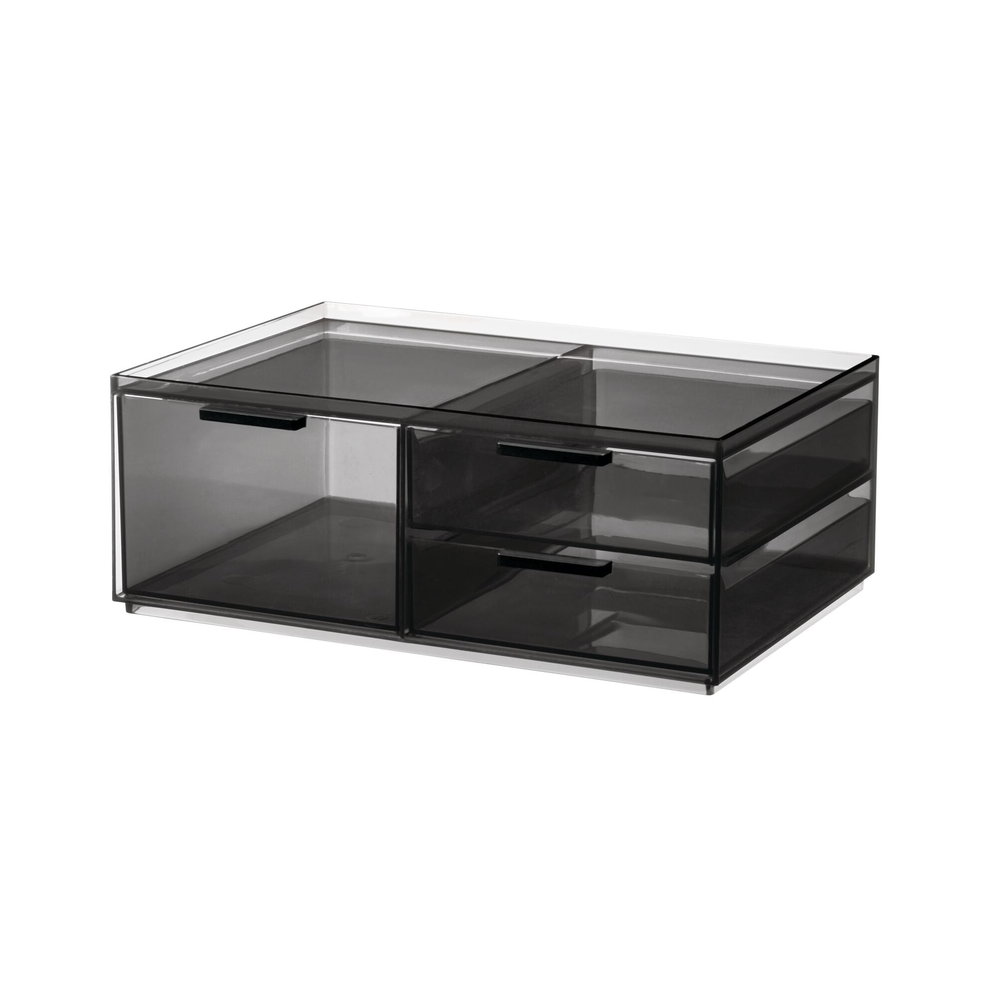 3-Drawer Cosmetic Organizer. Smoke - Image 3