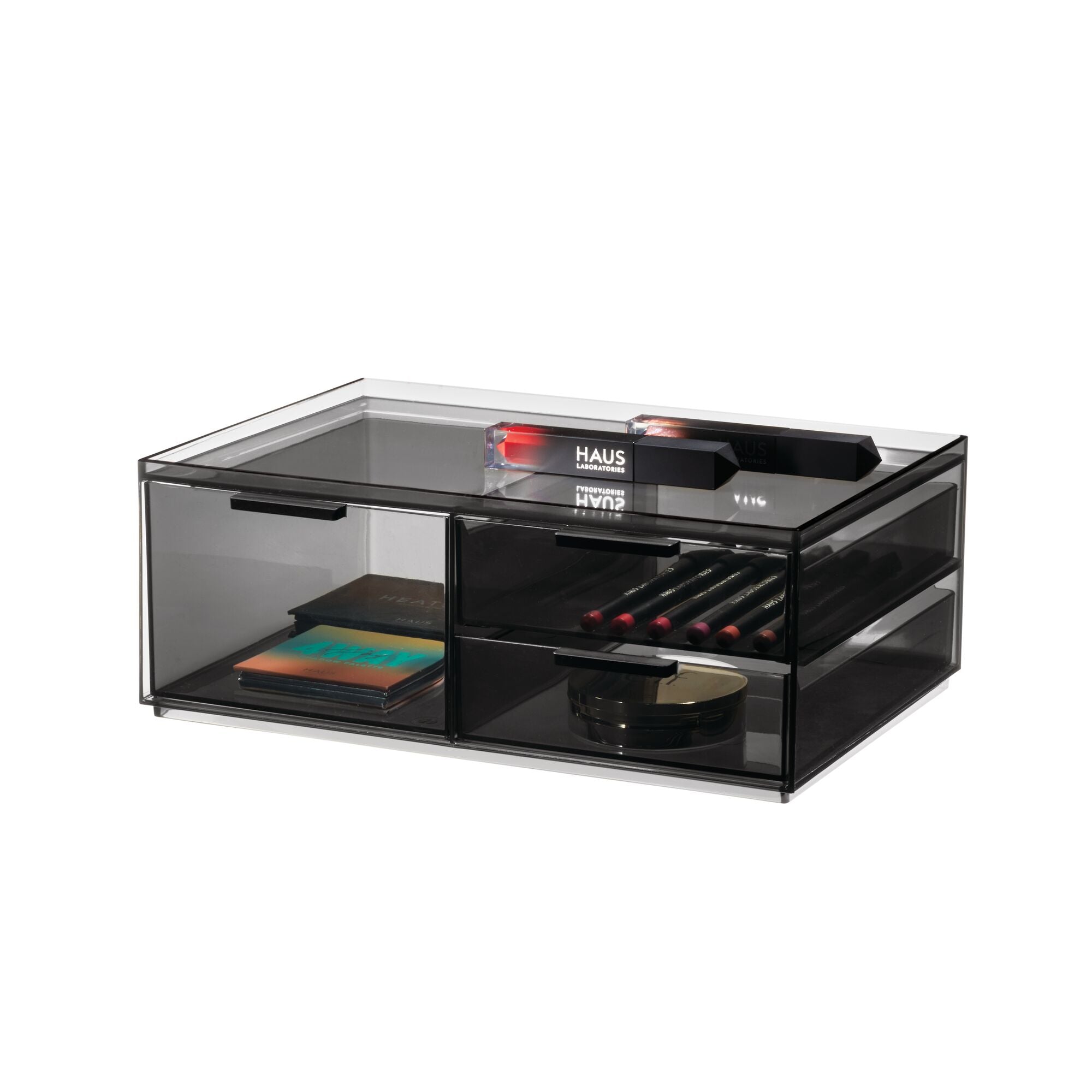 3-Drawer Cosmetic Organizer. Smoke - Image 9