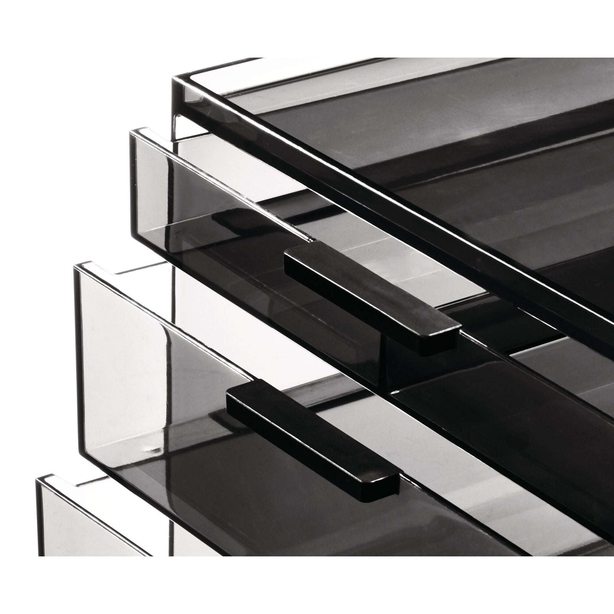 Tall Plastic Cosmetic 3-Drawer Organizer - Image 9