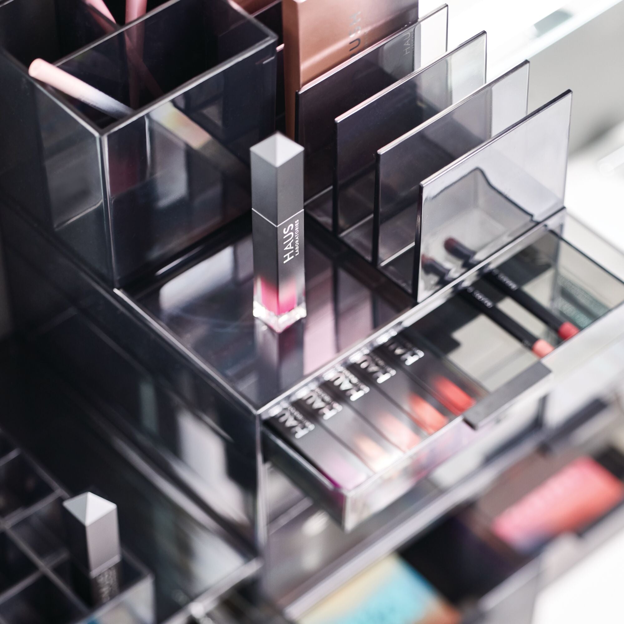 Tall Plastic Cosmetic 3-Drawer Organizer - Image 3