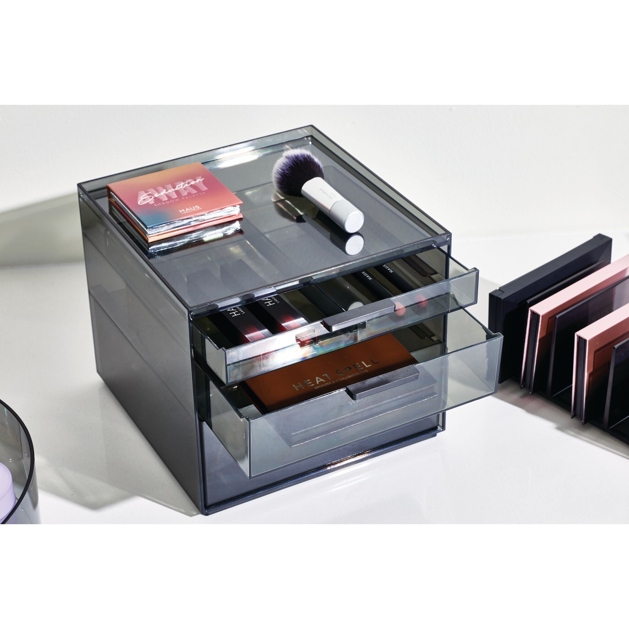 Tall Plastic Cosmetic 3-Drawer Organizer - Image 6
